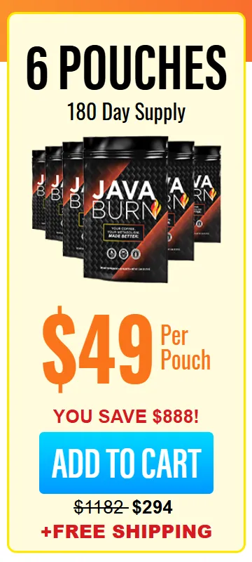 Java Burn 6 Pouches